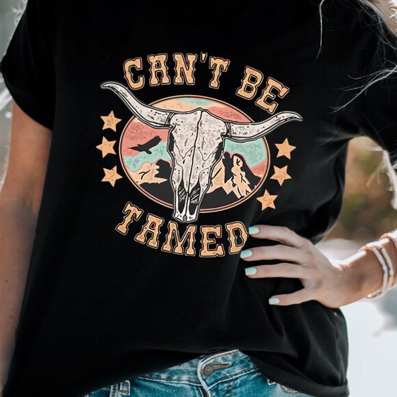 Can't Be Tamed Graphic Tee - Picture 3 of 4